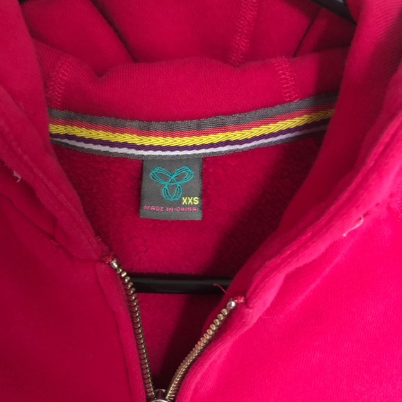 TNA | Pink Short Zip Up Hoodie | Half Sleeves | Like New | XXS - Picture 3 of 4